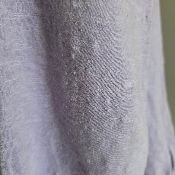 Roxy Halter Tank Top Medium Purple Sleeveless Shirt Flowy Puckered 100% Cotton - Picture 3 of 8